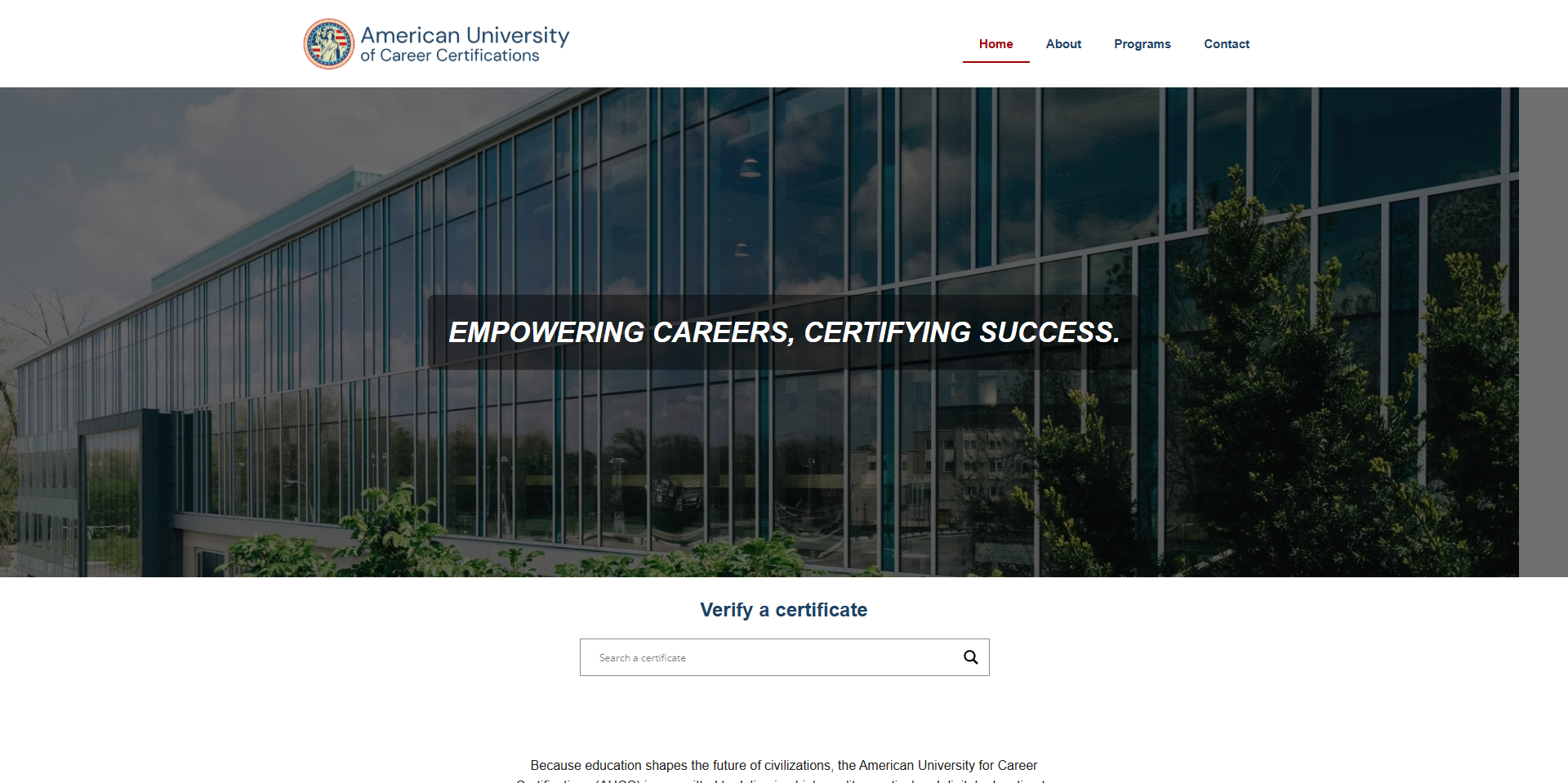 American University AUCC